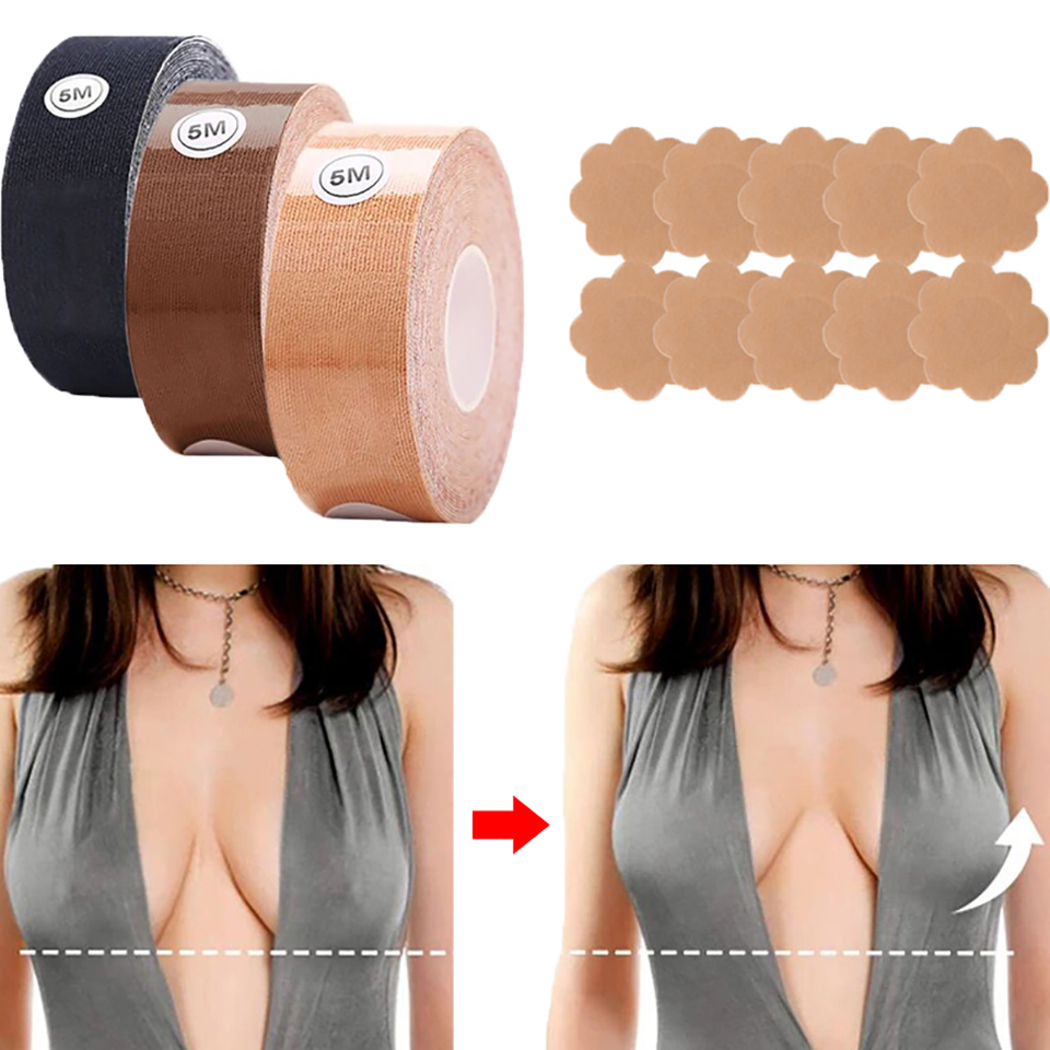 Backless Bra Sticky - Невидимая силиконовая лента для подтяжки груди,