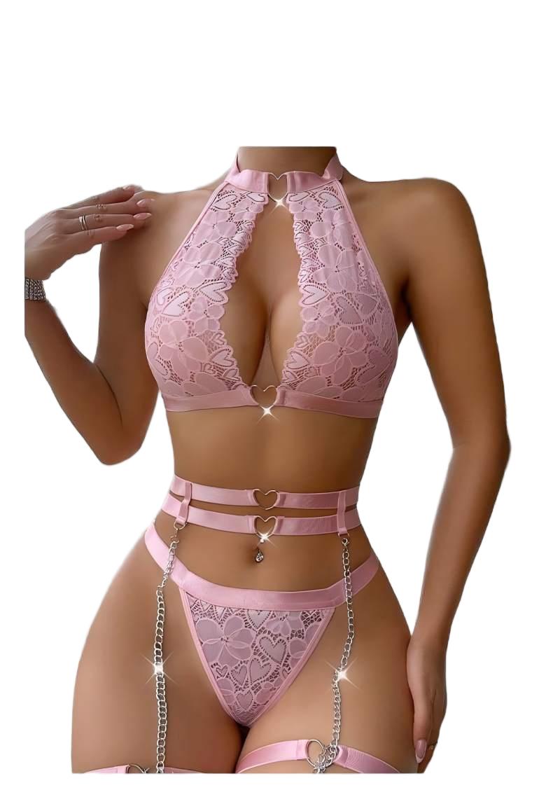 Lace Bralette Set - Сексуальный комплект нижнего белья: кружевной комплект