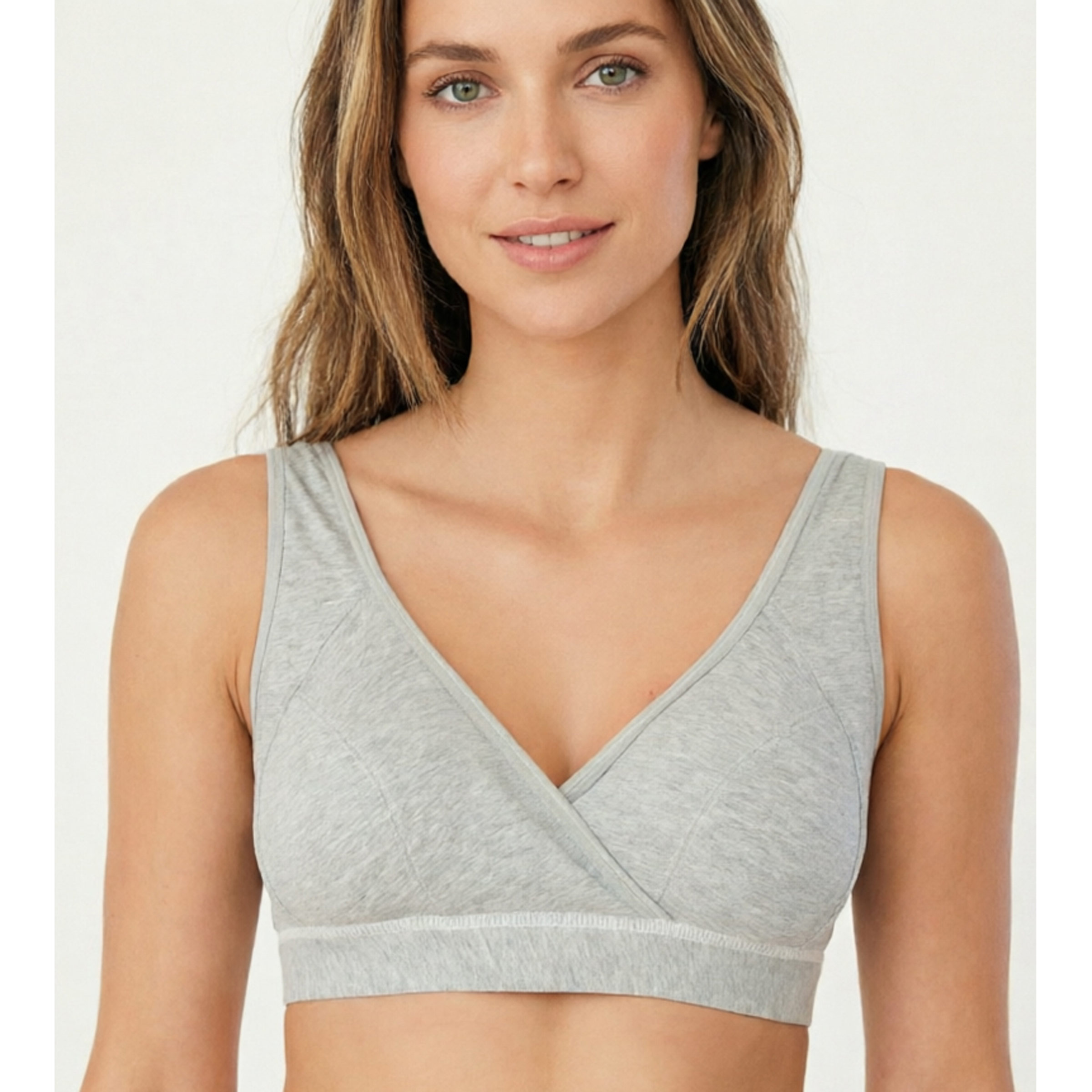 Nursing Bra Clip - Удобный беспроводной дышащий хлопковый бюстгальтер для