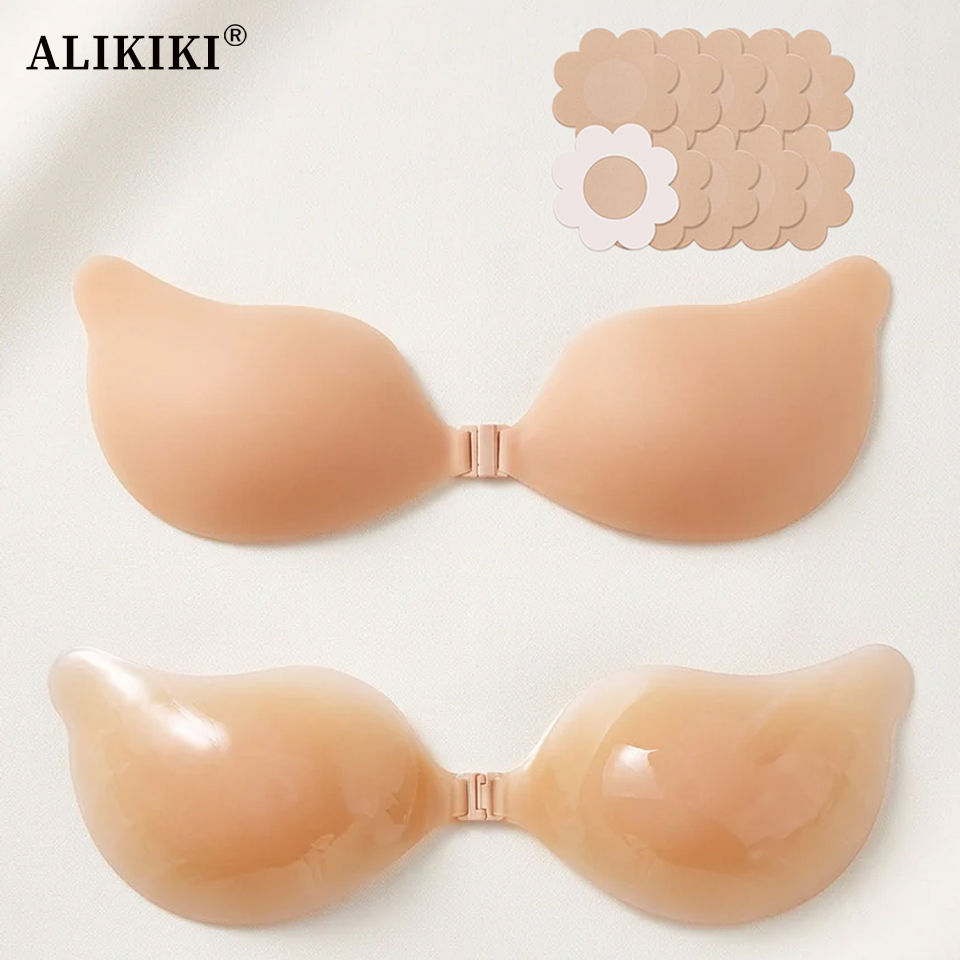 Backless Bra Sticky - Силиконовый бюстгальтер-невидимка на клейкой основе, многоразовый,