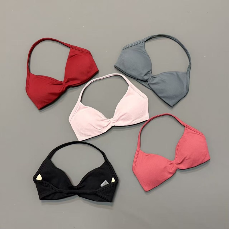 Sports Bra Racerback - Женский спортивный бюстгальтер-халтер с V-образным вырезом,
