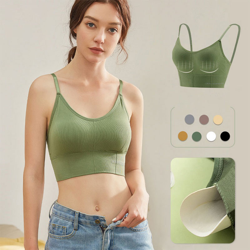 T Shirt Bra Seamless - 1 шт. регулируемый спортивный бюстгальтер со