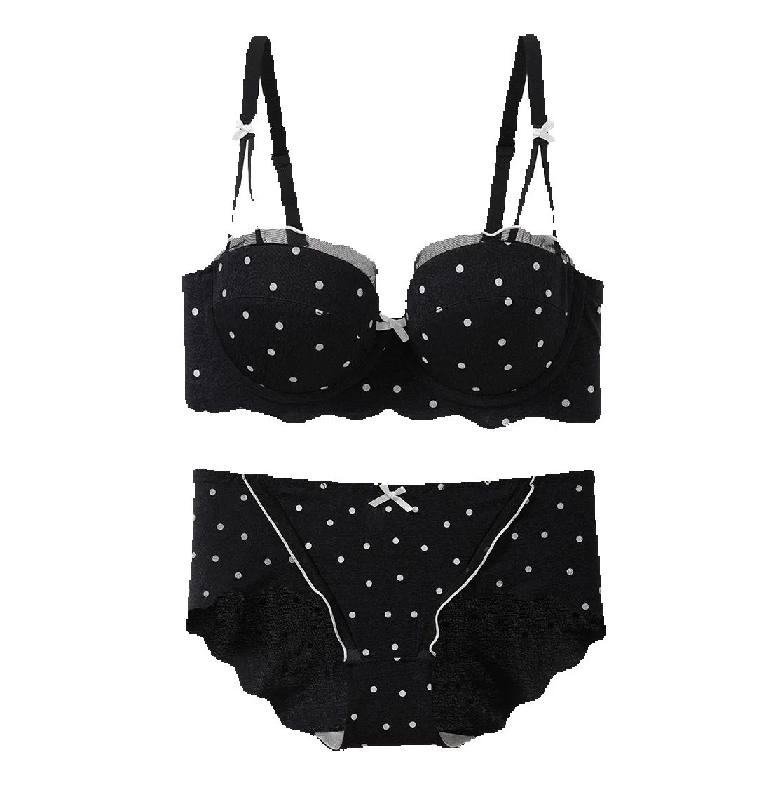 Cotton Bra Everyday - Комплект из двух предметов: кружевной бюстгальтер