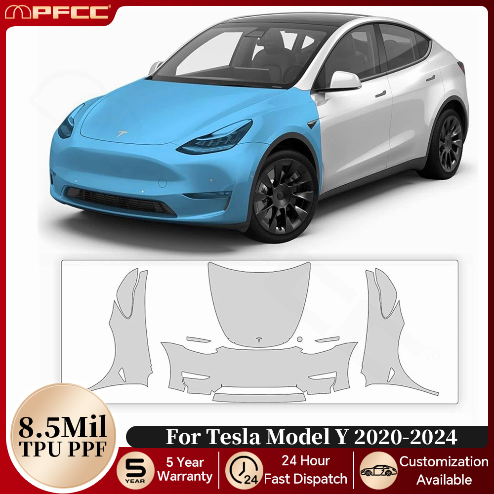 Full Coverage Bra - Предварительно вырезанная PPF для Tesla Model