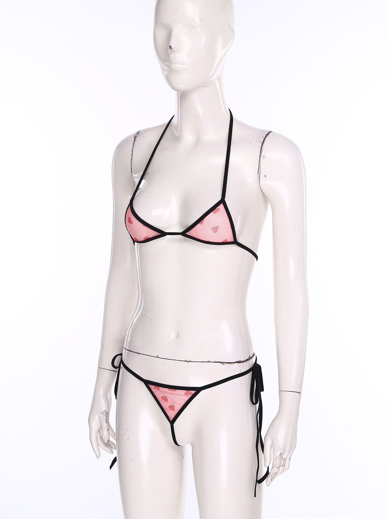 Женское микро-мини-бикини, ком – обзор и цена Sheer Mesh Bra