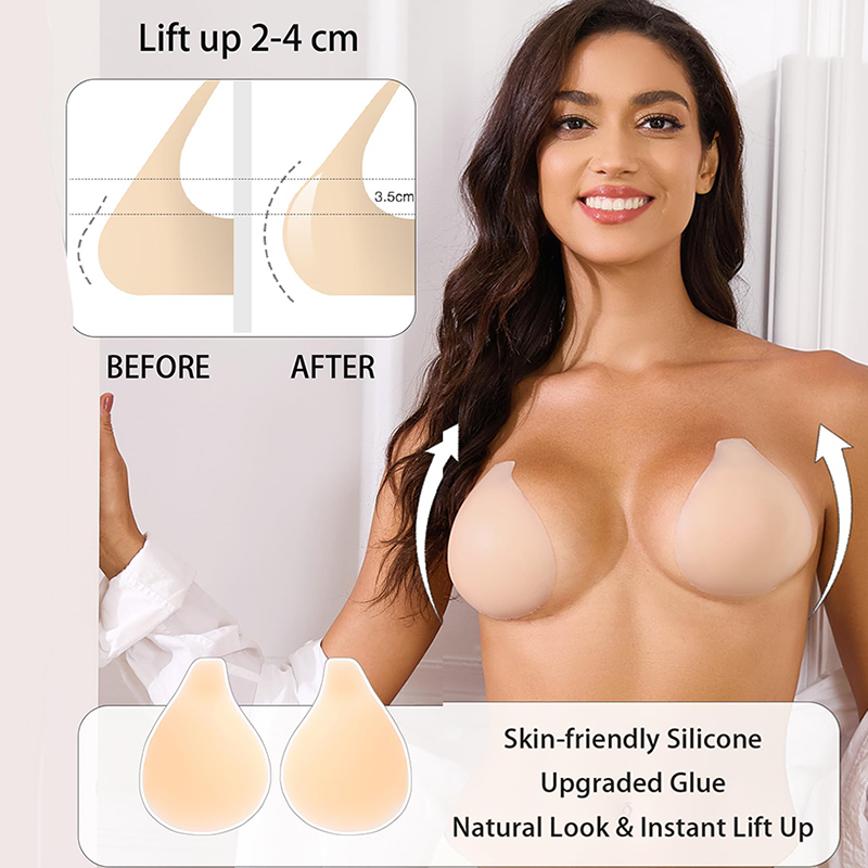 1/2 пары женских липких бюстга – обзор и цена Strapless Bra Adhesive