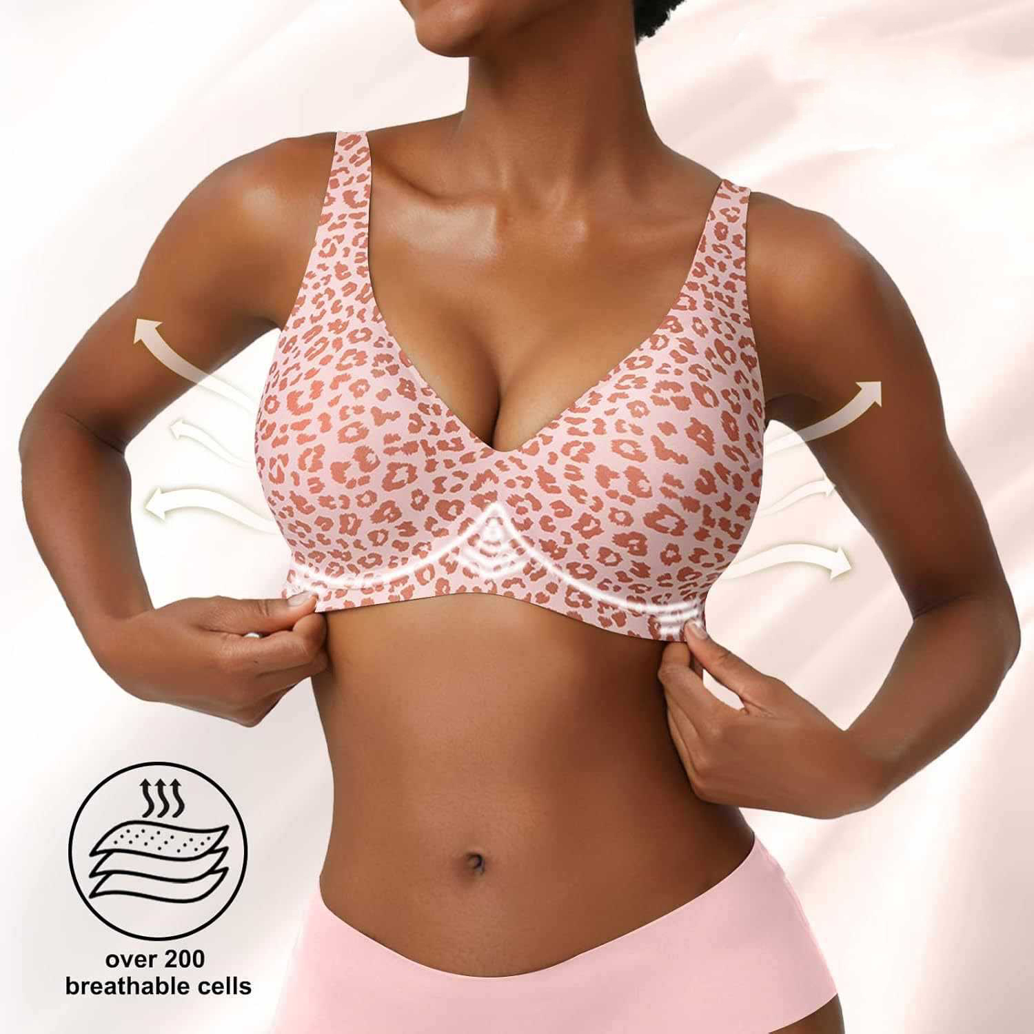 Женский бесшовный бюстгальтер  – обзор и цена Plunge Bra Push Up