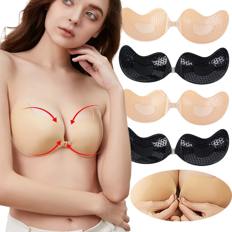 1/2 шт. невидимый бюстгальтер  – обзор и цена Push Up Bra Silicone