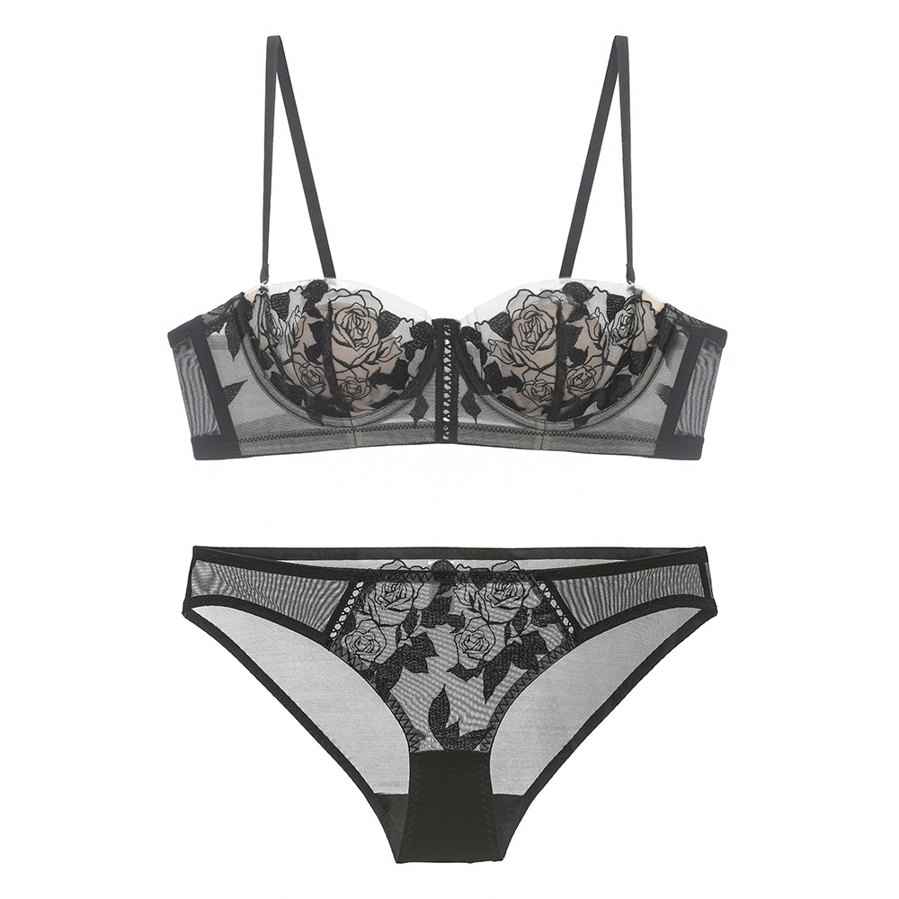 Прозрачный кружевной бюстгальт – обзор и цена Demi Bra Balconette