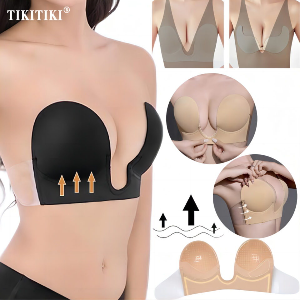 Невидимый бюстгальтер пуш-ап б – обзор и цена Backless Bra Sticky