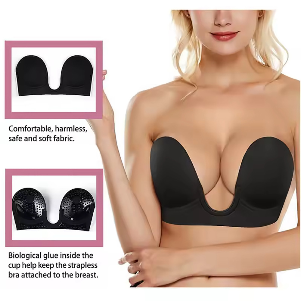 Невидимый бюстгальтер пуш-ап б – обзор и цена Backless Bra Sticky