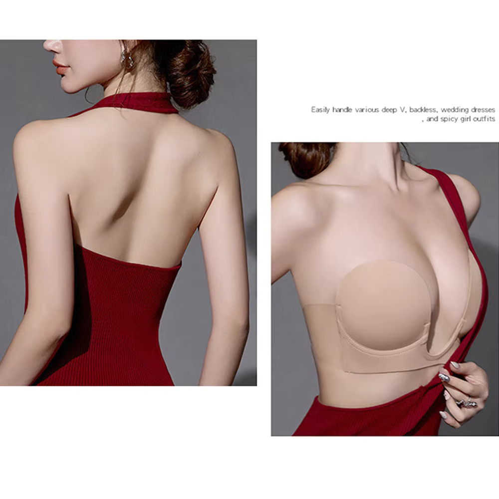 Невидимый бюстгальтер пуш-ап б – обзор и цена Backless Bra Sticky