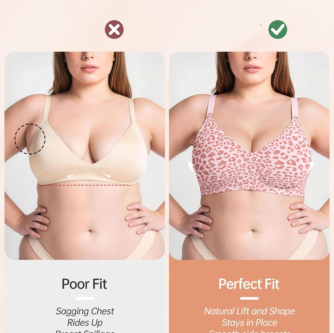 Женский беспроводной бюстгальт – обзор и цена Wirefree Bra Comfort