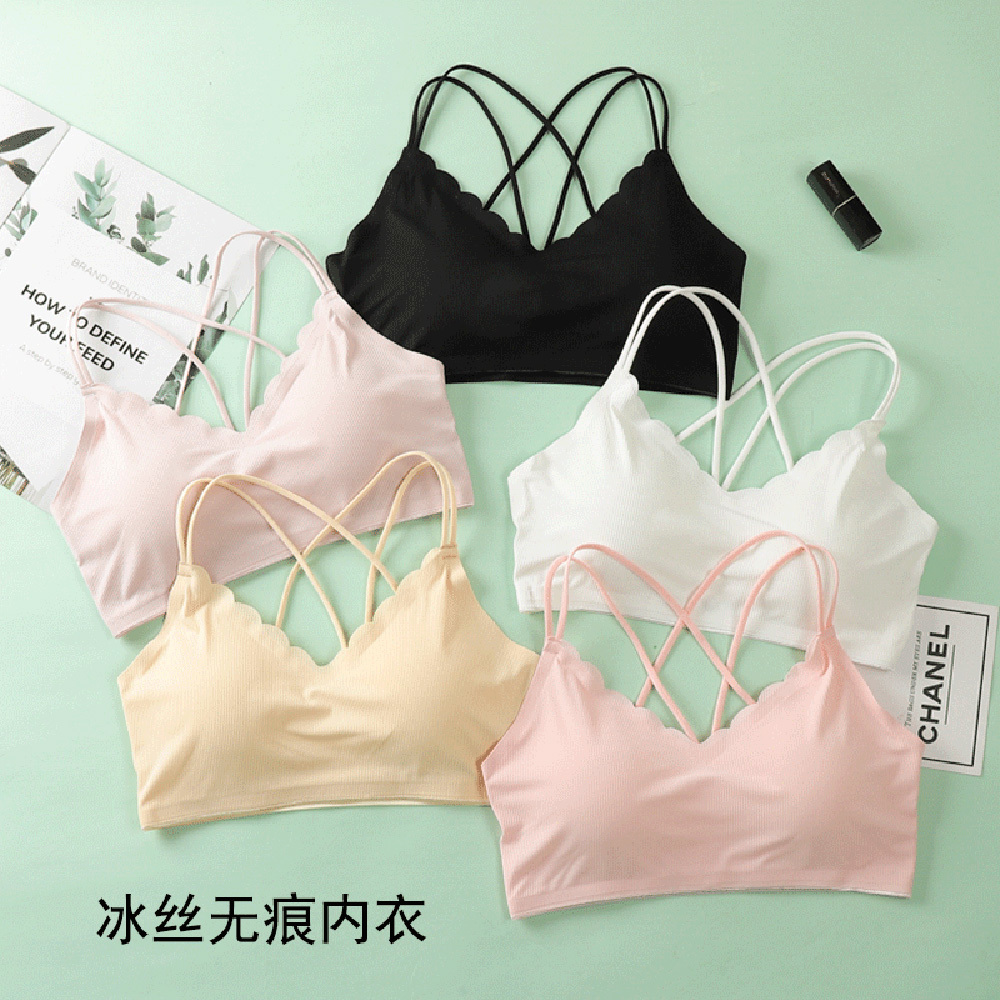 Женский бесшовный бюстгальтер  – обзор и цена Lace Bralette Set